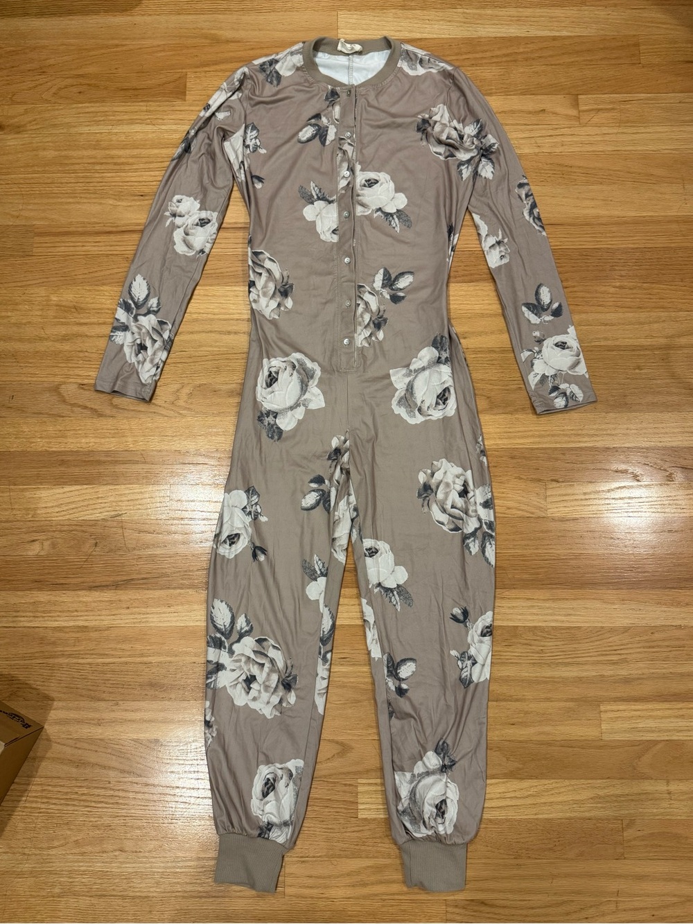 Mia Joy Women's Floral One-Piece Sleep Sack - Taupe Floral